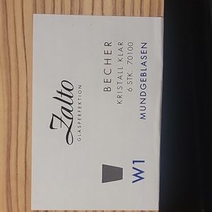 Zalto hand-blown glasses